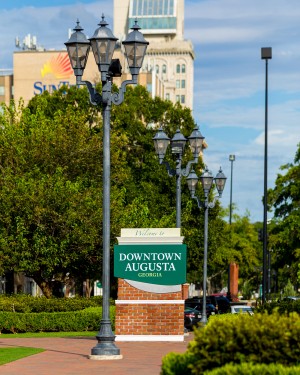 Downtown Augusta GA Sign 5308